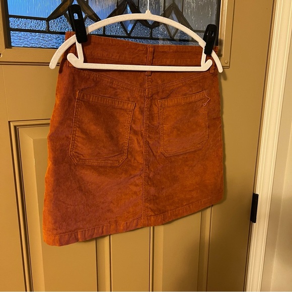Cordoroy Skirt Burnt Orange - Picture 3 of 3